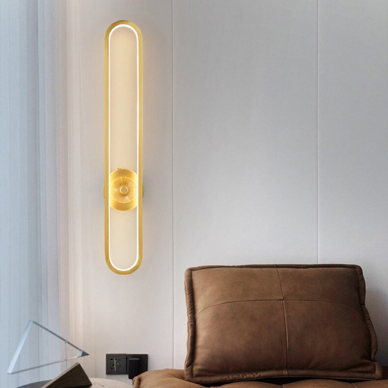 Large Indoor Wall Lamp – Luxurious Gold Wall Lamp by Rovenature for Home