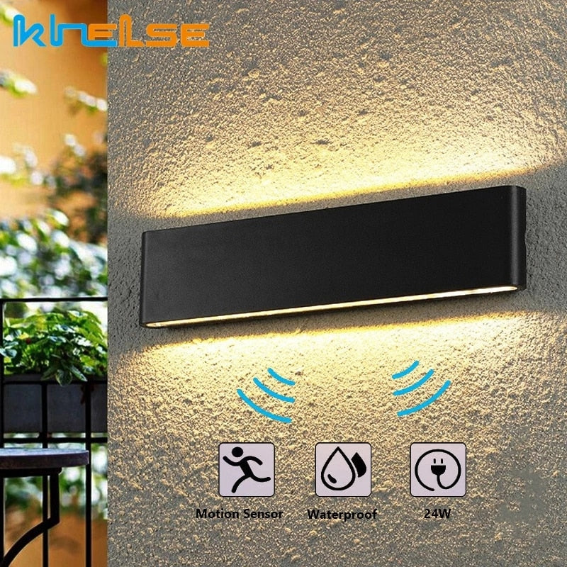 Rovenature Outdoor Wall Light with Motion Sensor for Increased Security