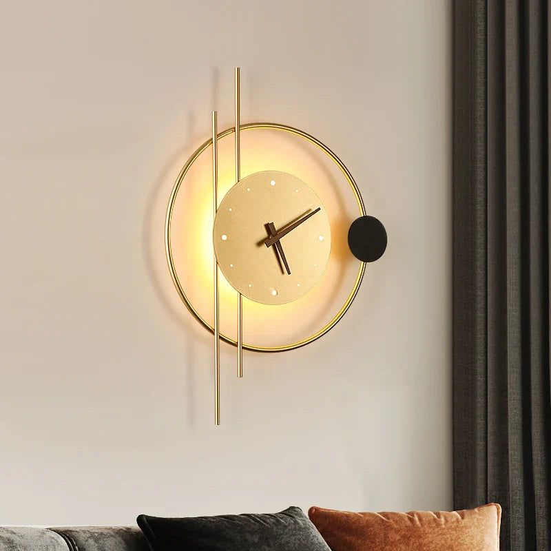 Rovenature Modern Design Lamp with Clock Function