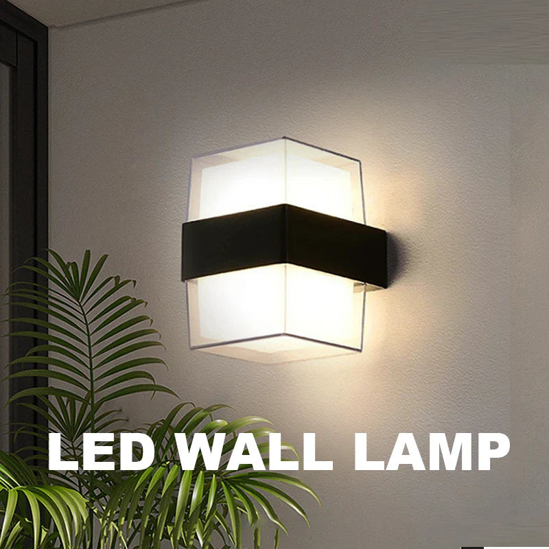 Rovenature Outdoor Cube Wall Light