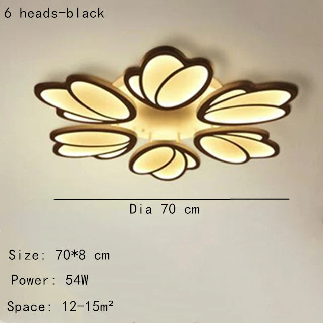 Rovenature Bedroom Ceiling Light LED - Modern Butterfly Design Light