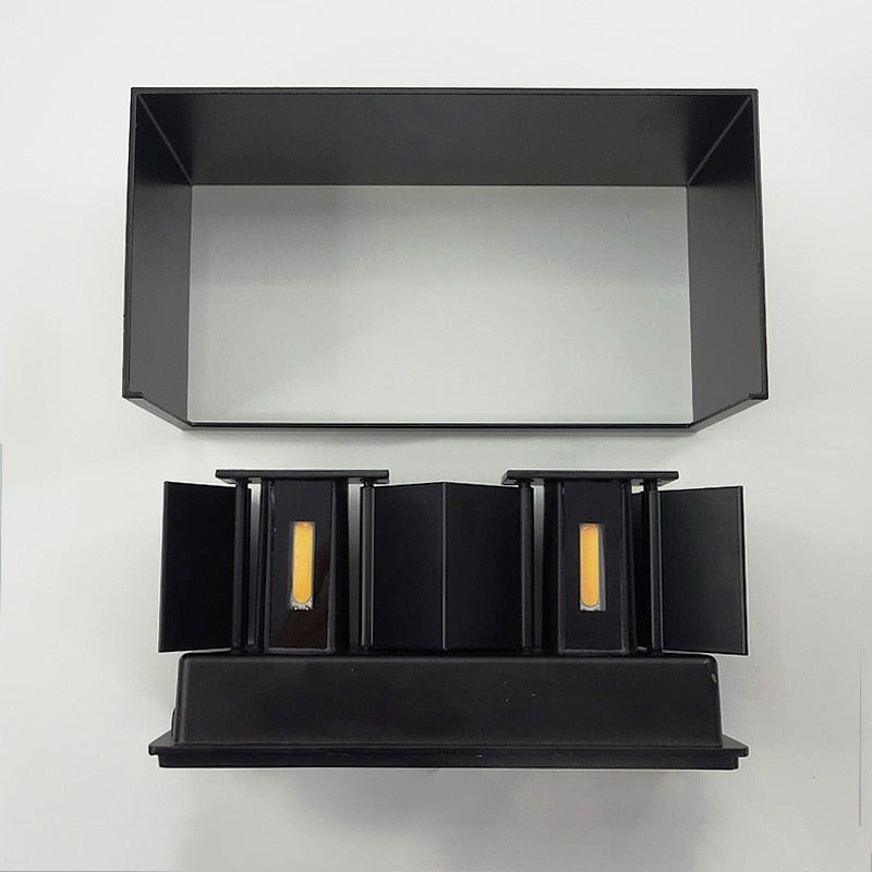 Rovenature Outdoor Wall Light Black - Elegant Wall Lighting for Garden and Entrance Area