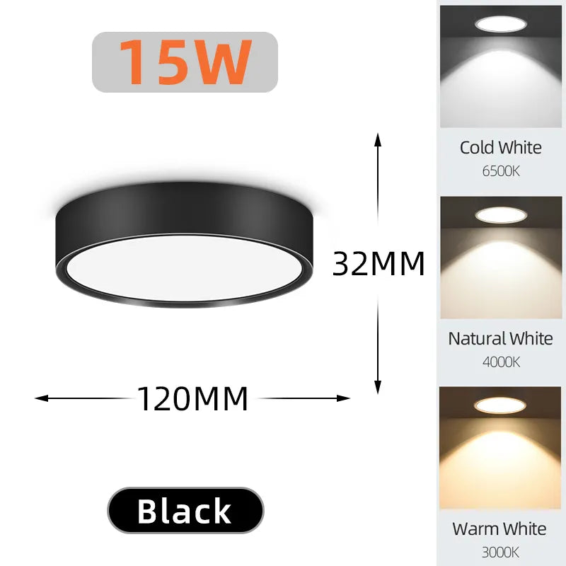 Rovenature LED Ceiling Light – Elegant Light Color for Every Room