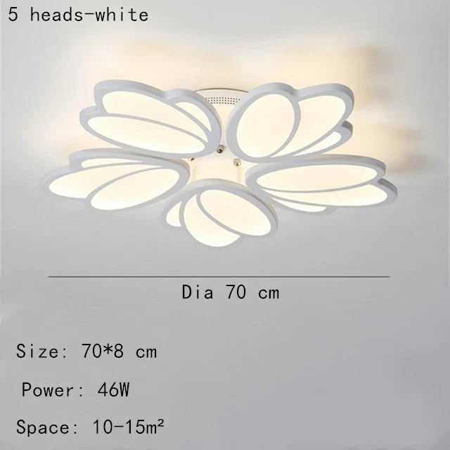 Rovenature Bedroom Ceiling Light LED - Modern Butterfly Design Light