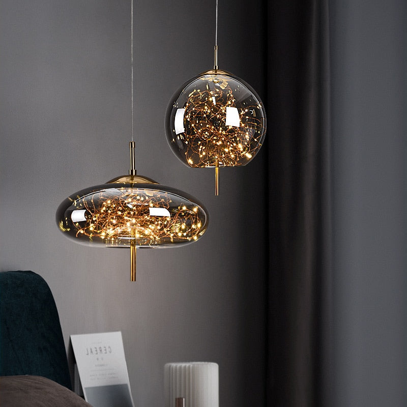 Rovenature Crystal Ceiling Lamp