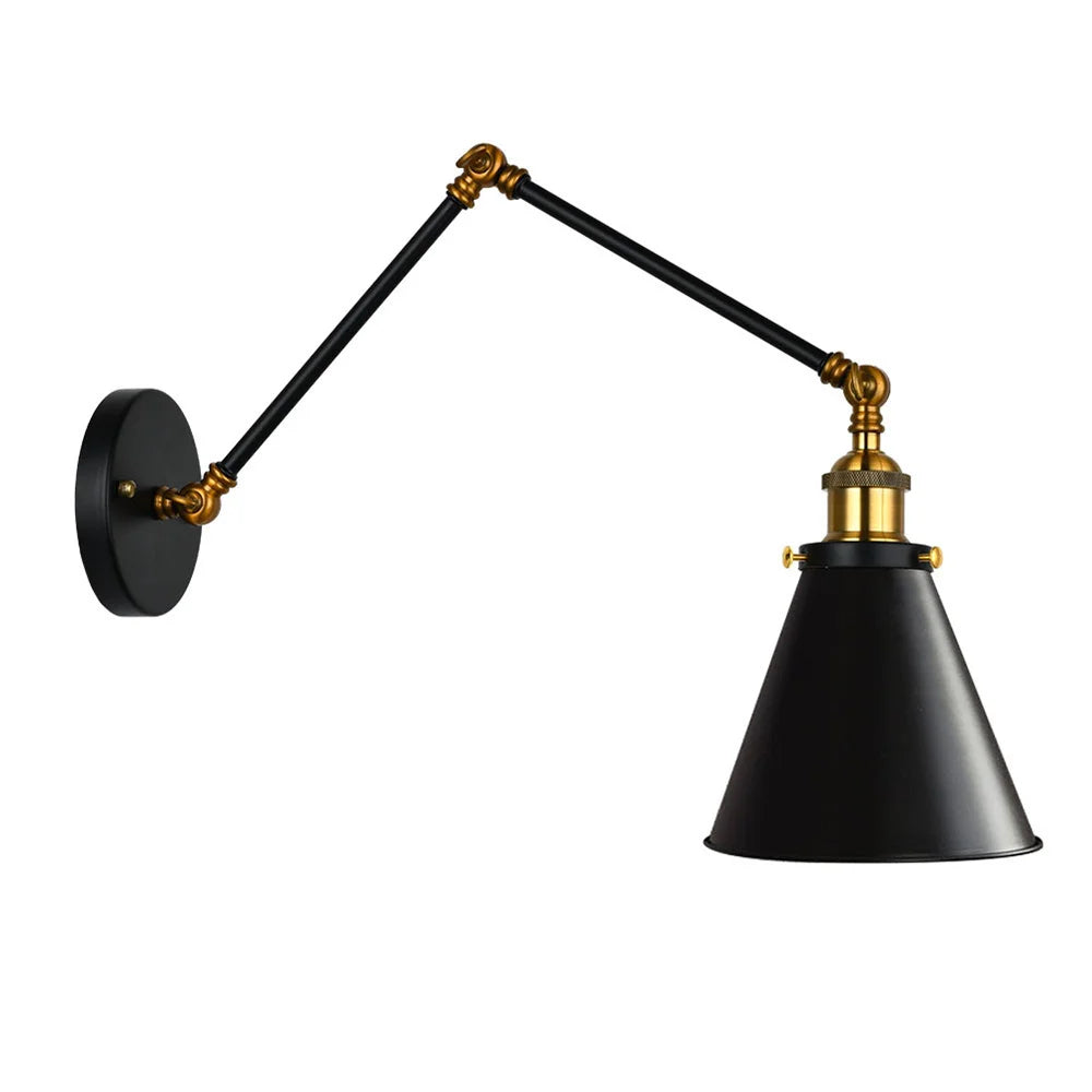 Rovenature Industrial Wall Lamp with Swivel Arm