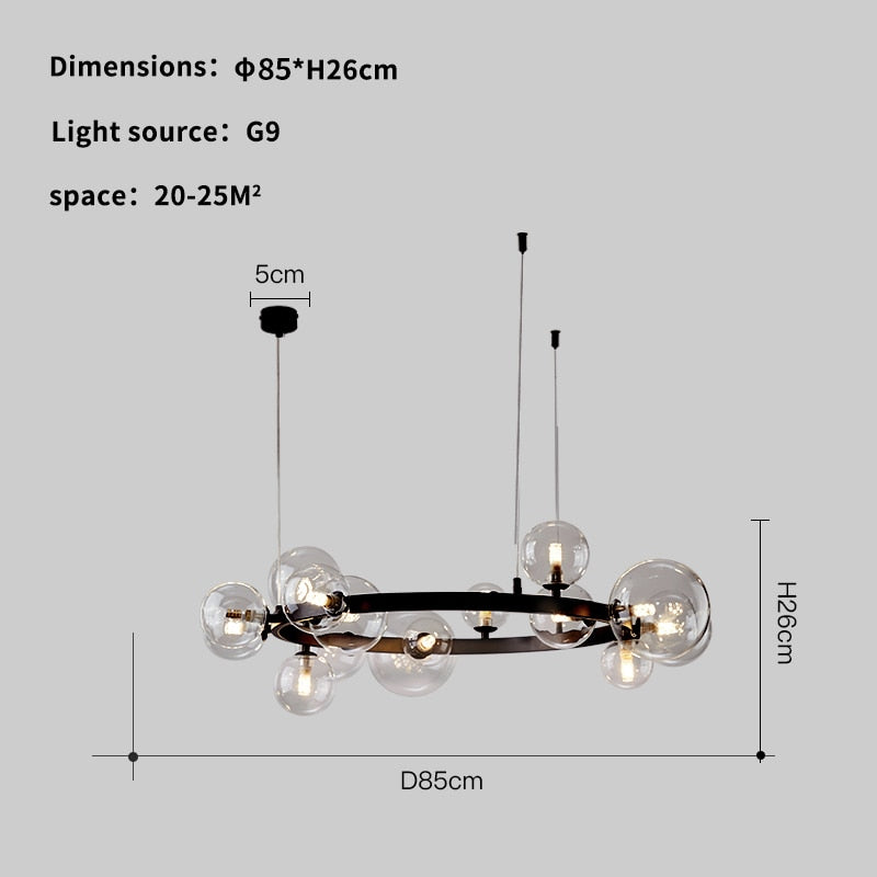 Rovenature LED Ceiling Lights - Elegant Lighting in Two Variants: Rectangular Bar and Circle!