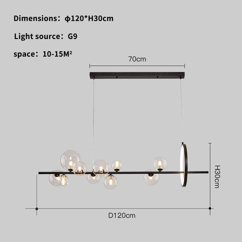 Rovenature LED Ceiling Lights - Elegant Lighting in Two Variants: Rectangular Bar and Circle!