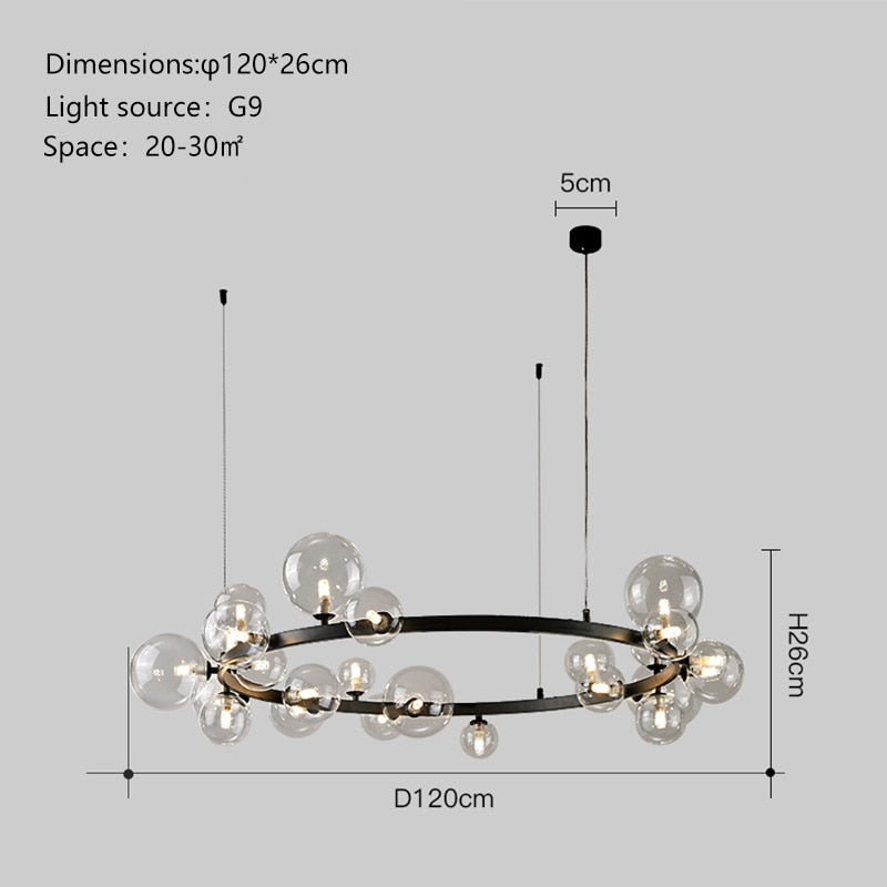 Rovenature LED Ceiling Lights - Elegant Lighting in Two Variants: Rectangular Bar and Circle!