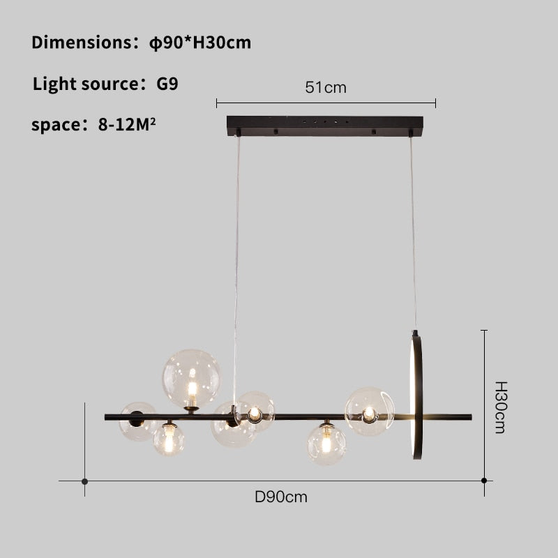 Rovenature LED Ceiling Lights - Elegant Lighting in Two Variants: Rectangular Bar and Circle!