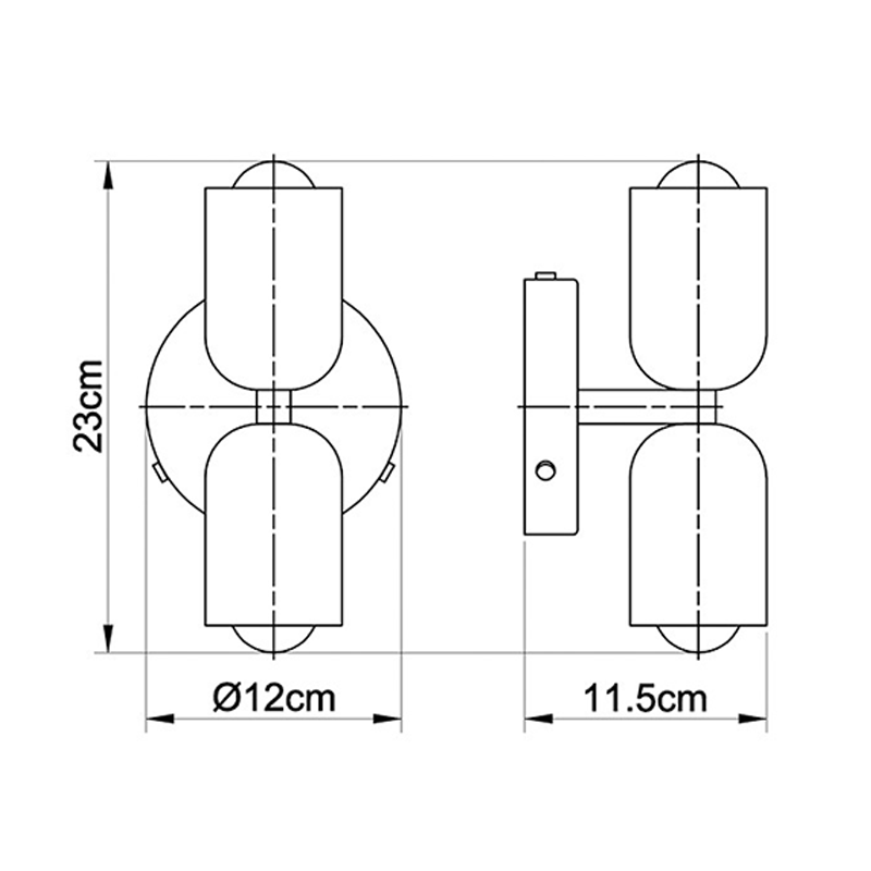 Elegant Up-Down Rovenature Wall Light