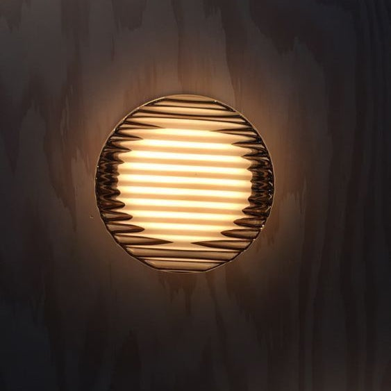 Modern Round LED Wall Light for Indoors and Outdoors