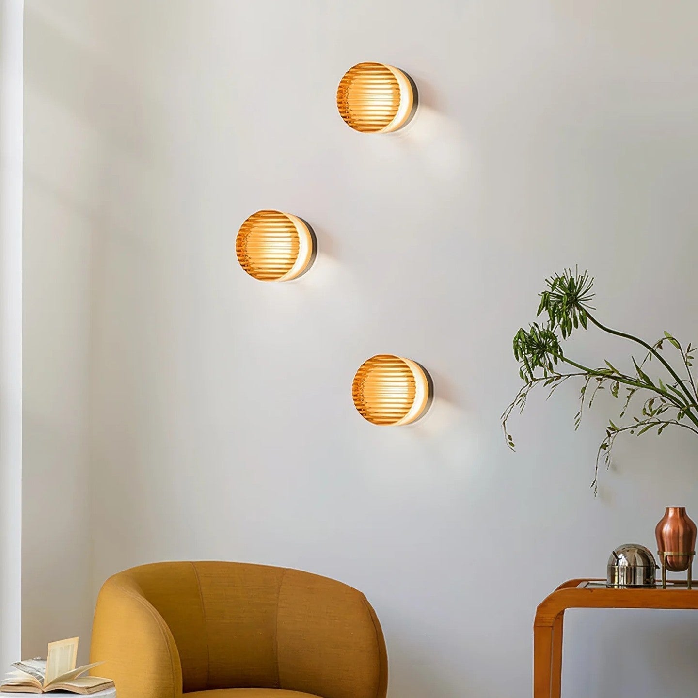 Modern Round LED Wall Light for Indoors and Outdoors