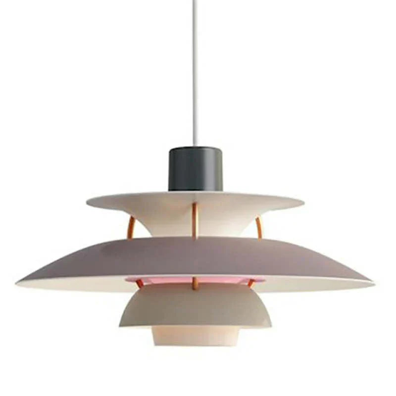 Rovenature Modern Shade LED Hanging Lamp with Colorful Metal Design