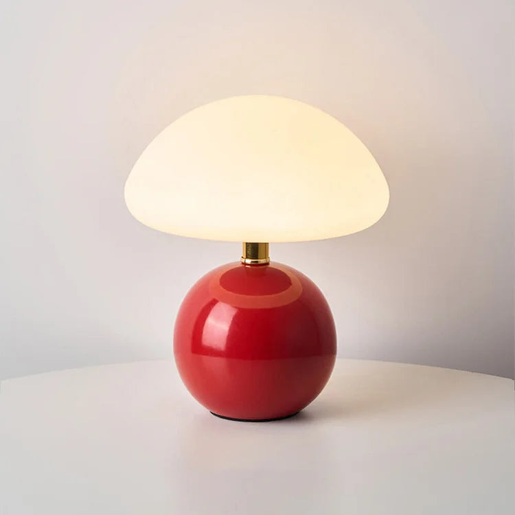 Rovenature Cream Mushroom Table Lamp