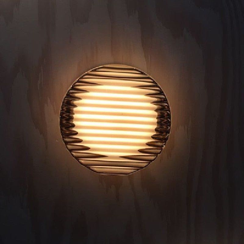 Modern Round LED Wall Light for Indoors and Outdoors