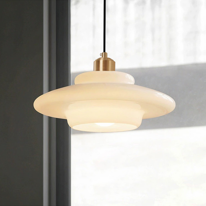 Rovenature Milk White Glass Pendant Light