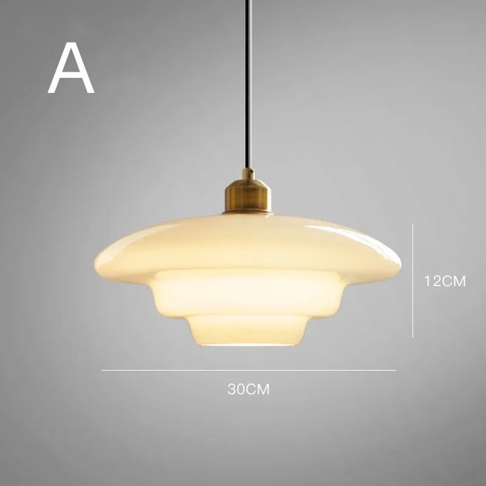 Rovenature Milk White Glass Pendant Light