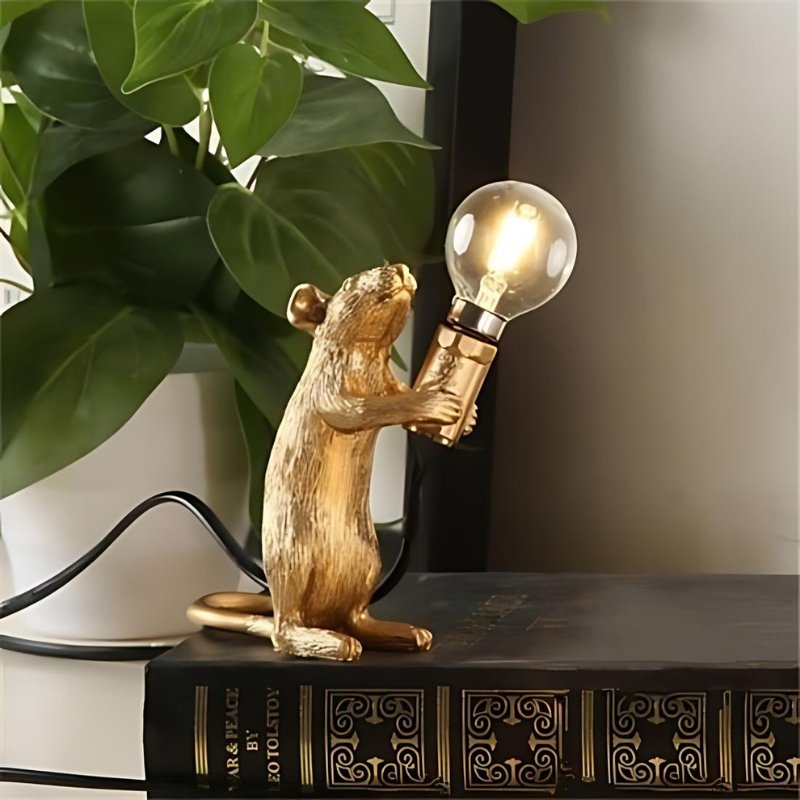 Rovenature Cute Mouse Table Lamp