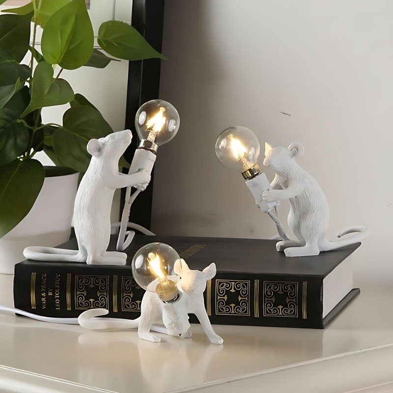 Rovenature Cute Mouse Table Lamp