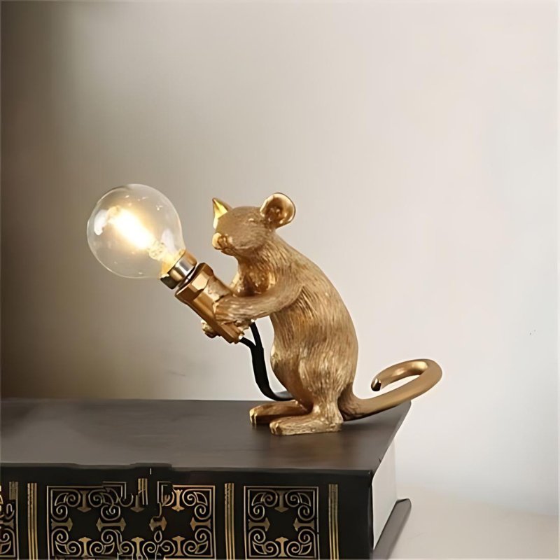 Rovenature Cute Mouse Table Lamp