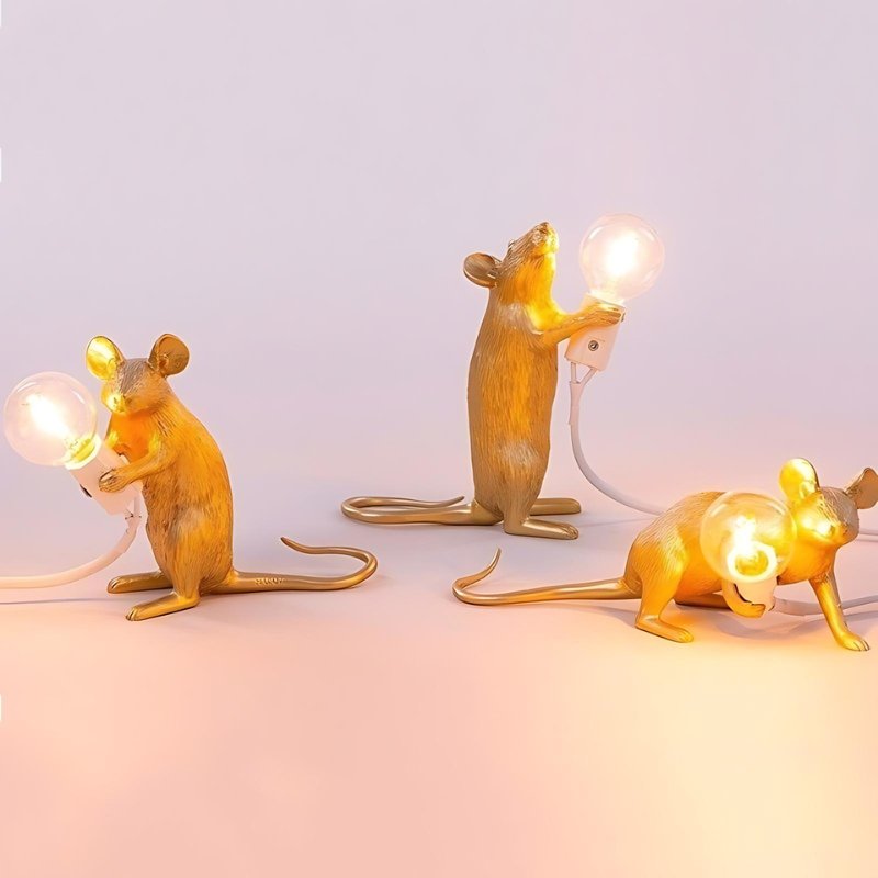 Rovenature Cute Mouse Table Lamp