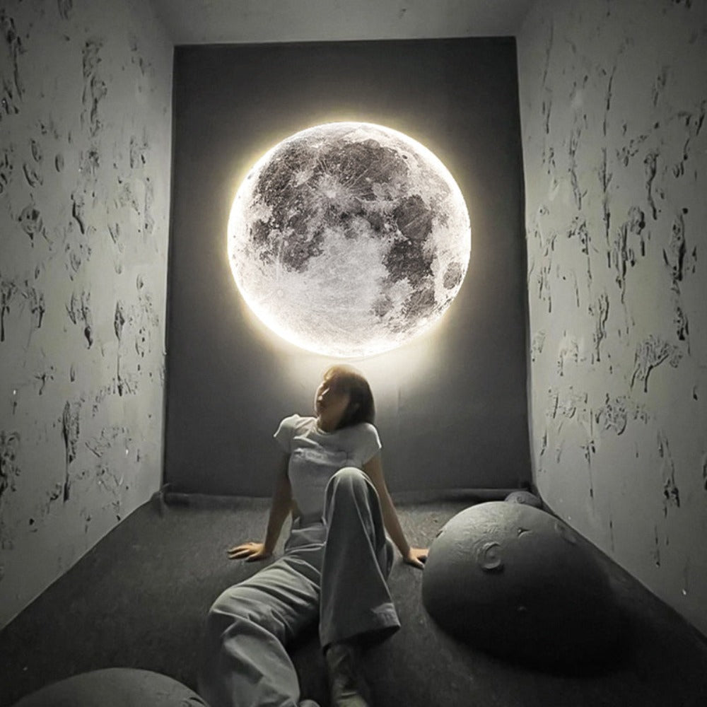 3D LED Rovenature Moon or Earth Ceiling or Wall Lamp – Bring the Beauty of Space into Your Home!