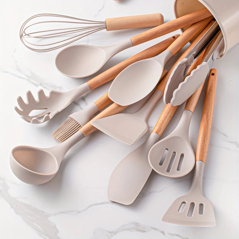 Rovenature - High-Quality BPA-Free Silicone Cooking Utensil Set