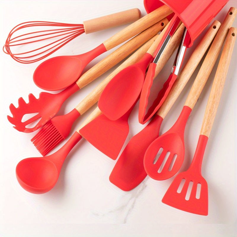 Rovenature - High-Quality BPA-Free Silicone Cooking Utensil Set