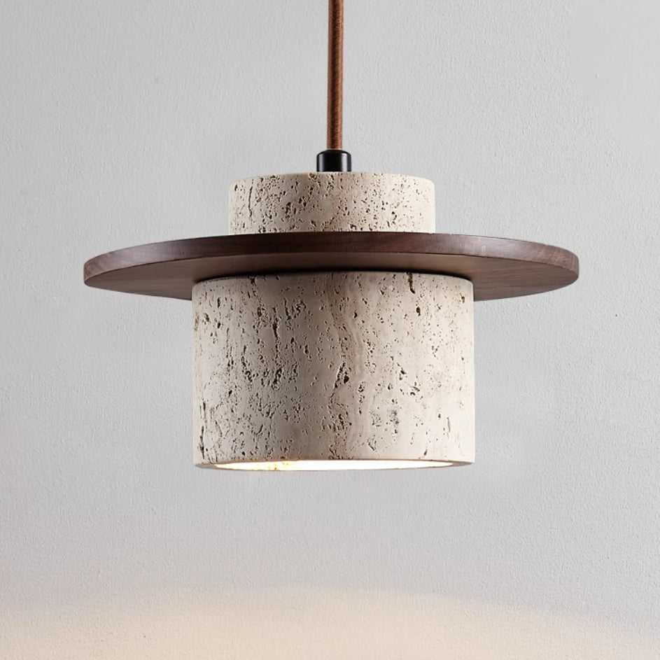 Rovenature Cave Stone Travertine Pendant Light